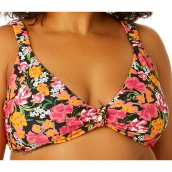 Time and True Women's Plus Size Floral 2pc bikini 24/26 3X - Picture 7 of 7